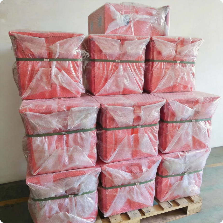 Оранжевите разпределителни кутии, произведени от Ouyue Factory, са на път да бъдат изнесени в Съединените щати