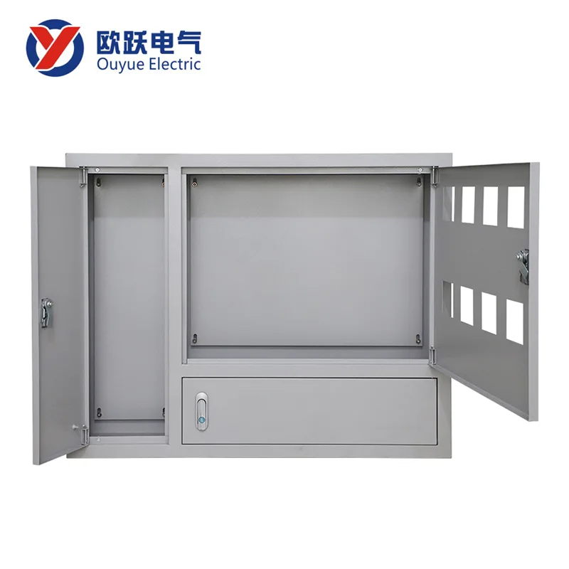 Желязна вградена кутия за скрит монтаж на електромер